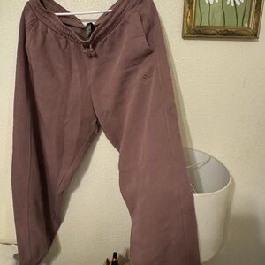 Dusty plum Adidas sweatpants